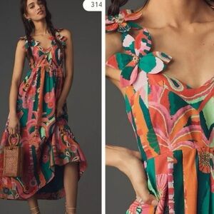 FARM Rio Colorful Floral Maxi Dress